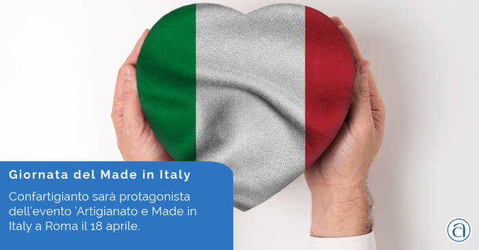 15-21 aprile Giornata del Made in Italy 